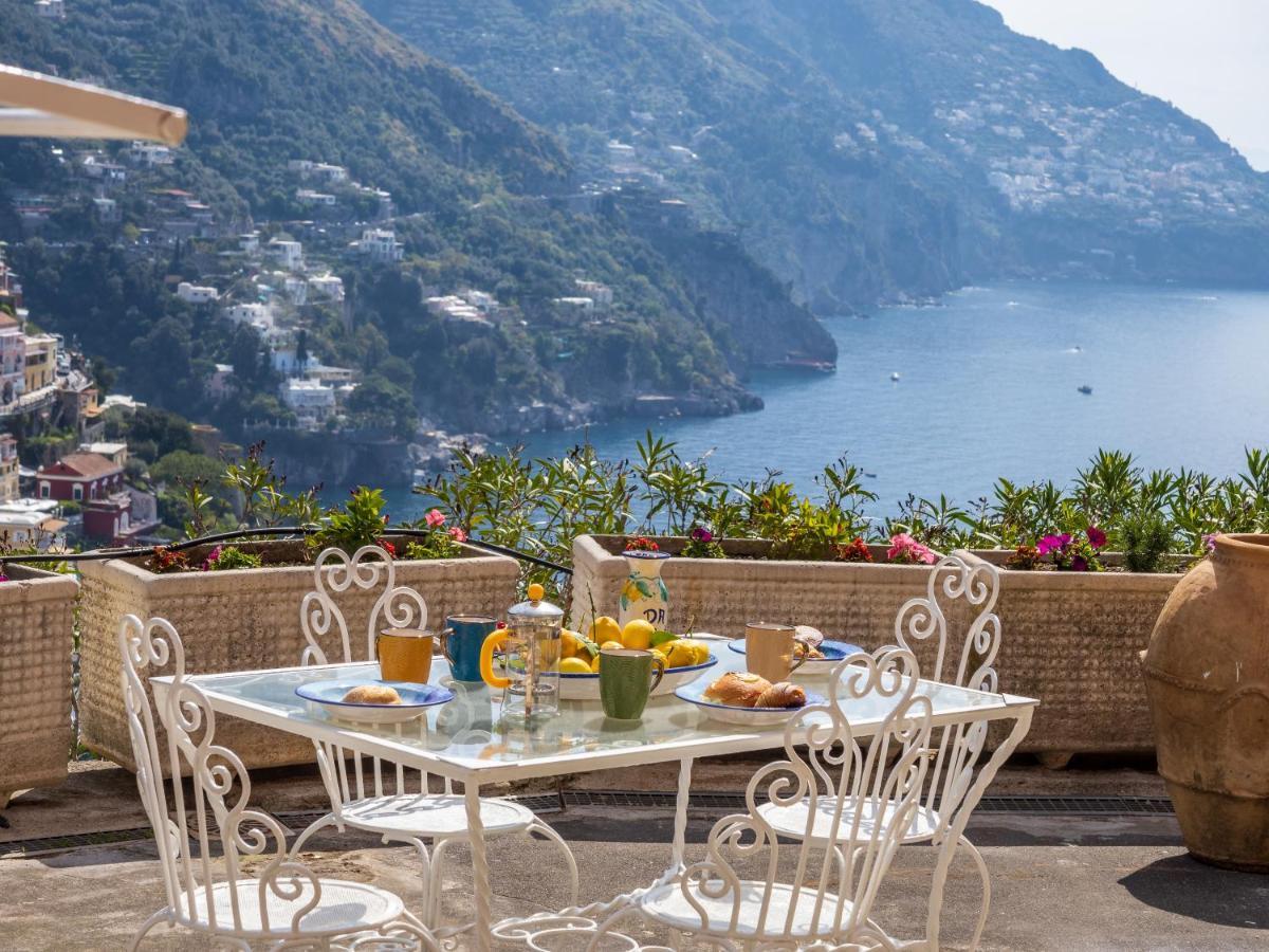 Villa Rosa House - Breathtaking View Of The Amalfi Coast Positano Exterior foto